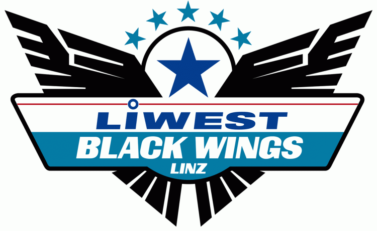 EHC Black Wings Linz Pres Primary Logo iron on transfers for T-shirts